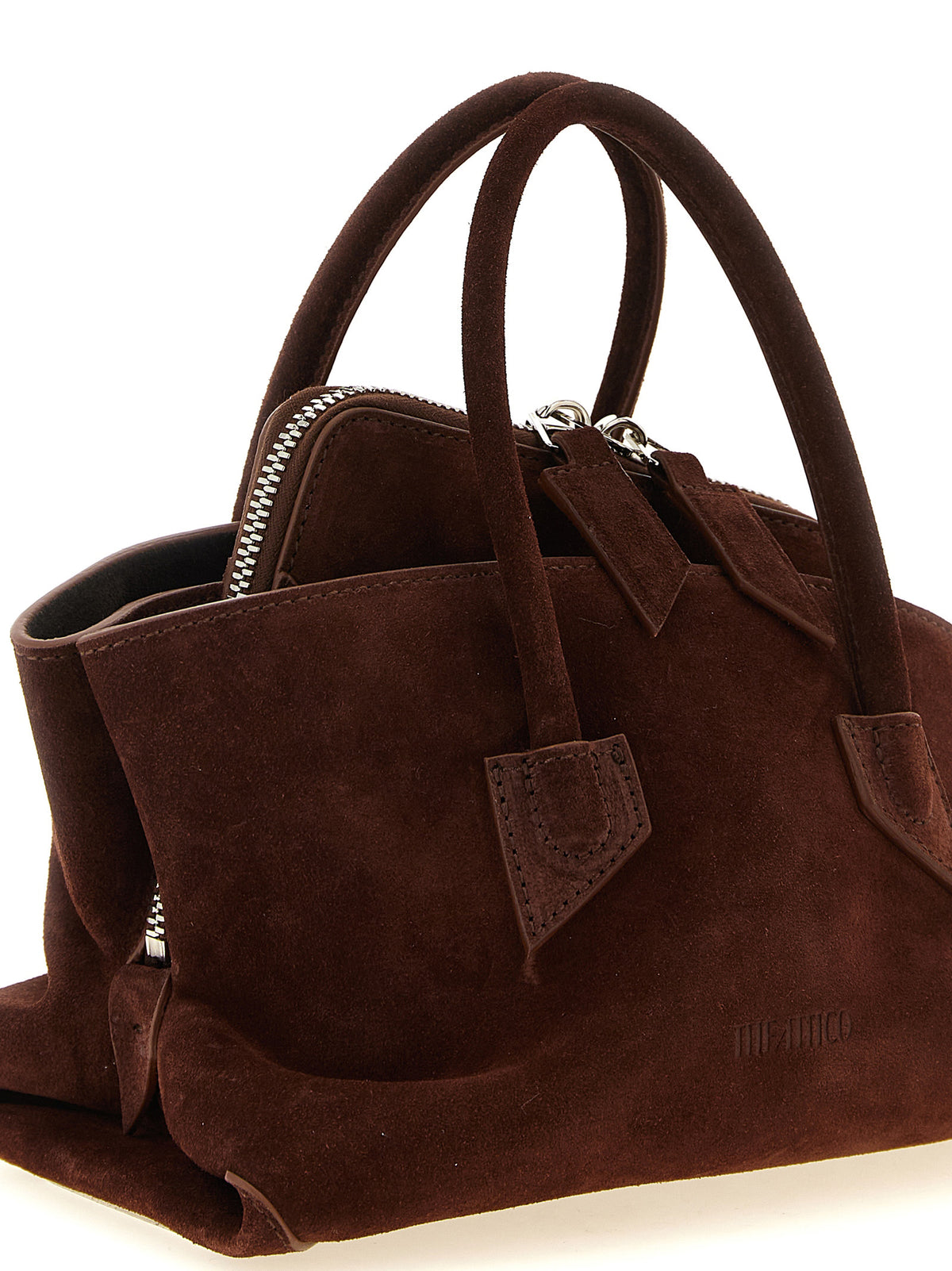 Braune Kalbsleder-Handtasche