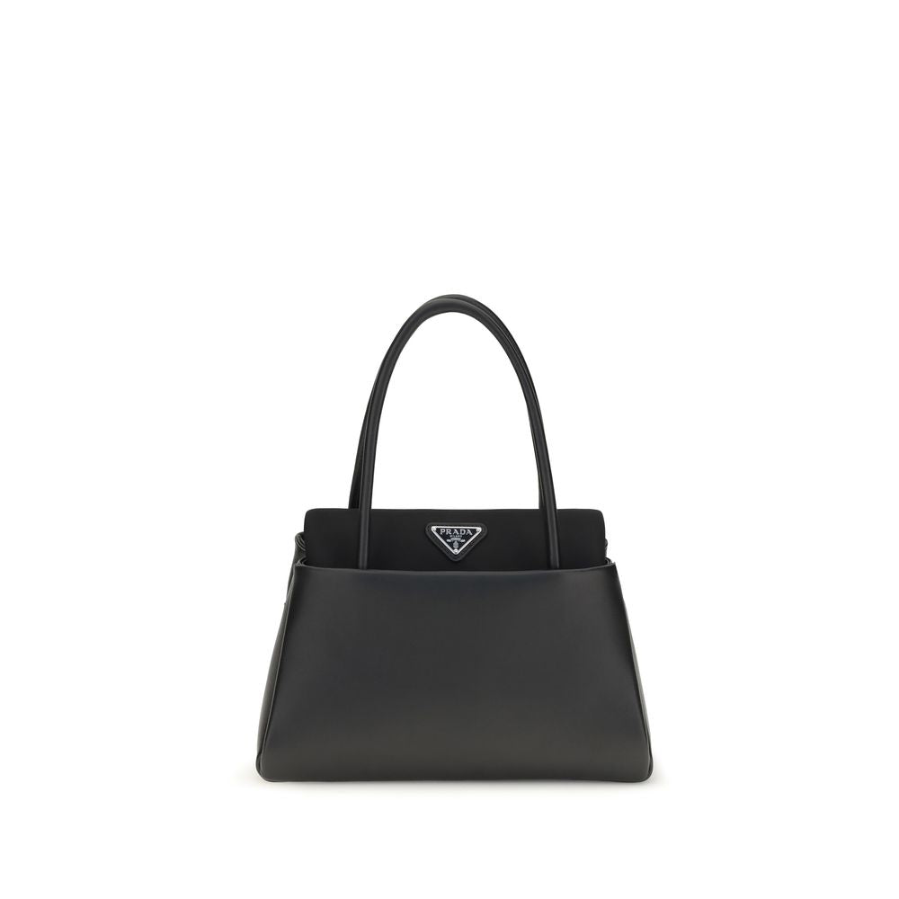Black calf leather Bos Taurus handbag