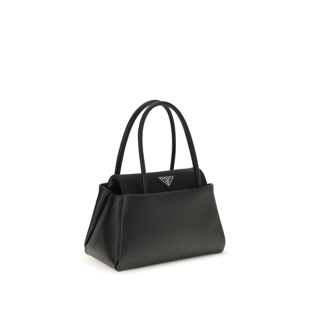 Black calf leather Bos Taurus handbag