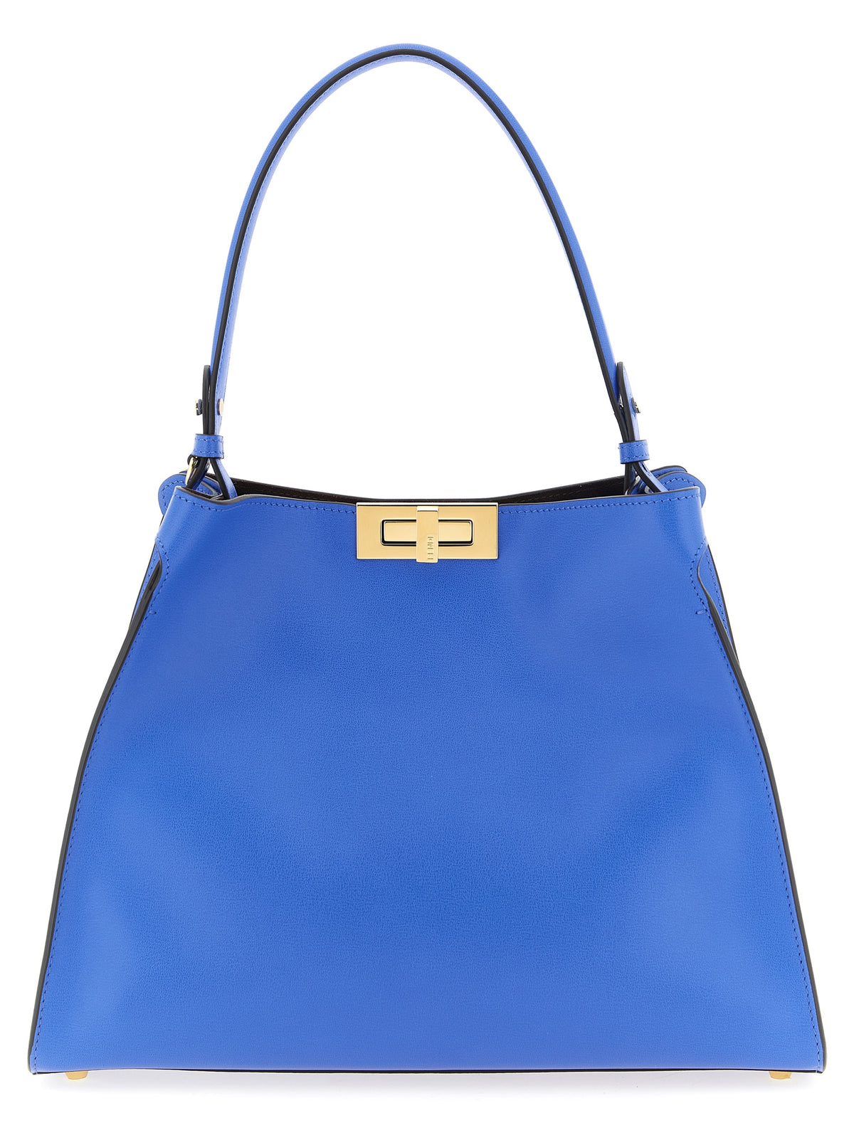 Handtasche aus blauem Kalbsleder