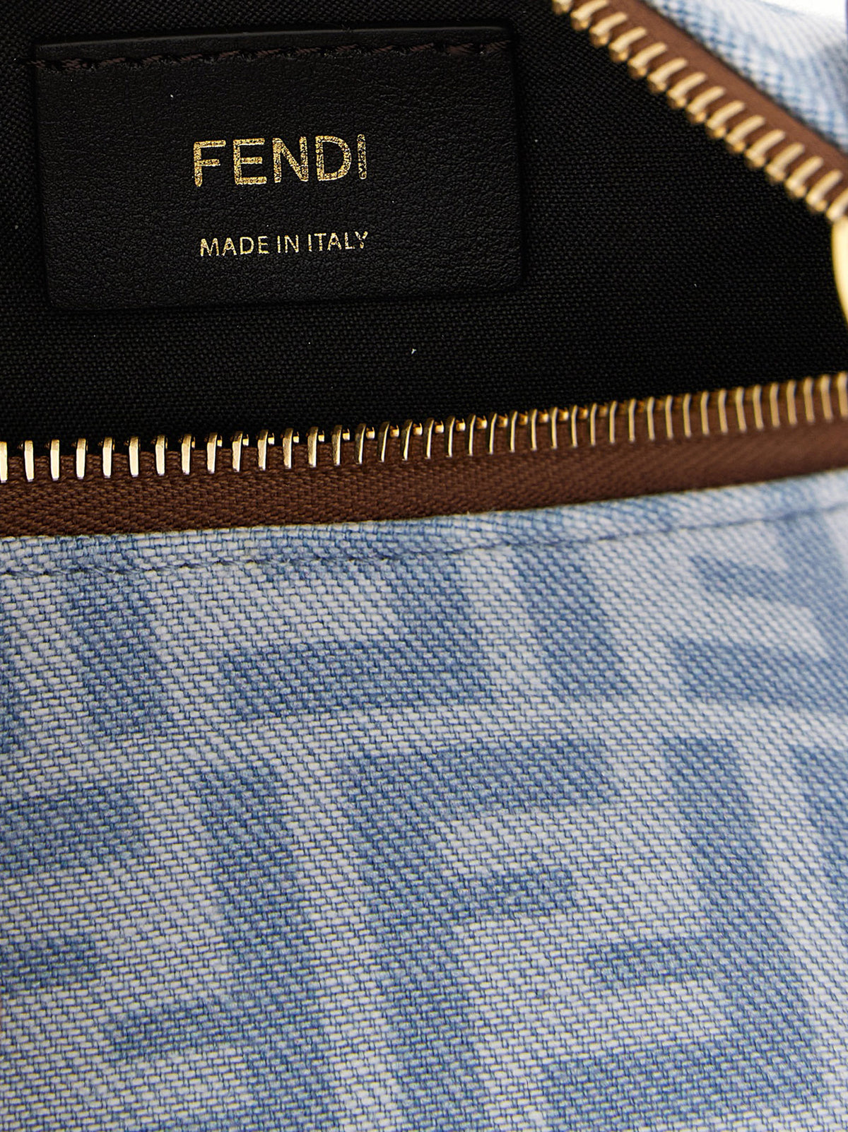 Blaue Baumwoll-Handtasche