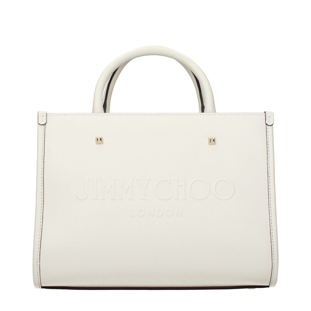 Weiße Ledertasche