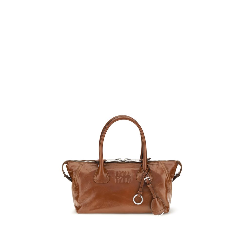 Braune Kalbsleder Bos Taurus Handtasche