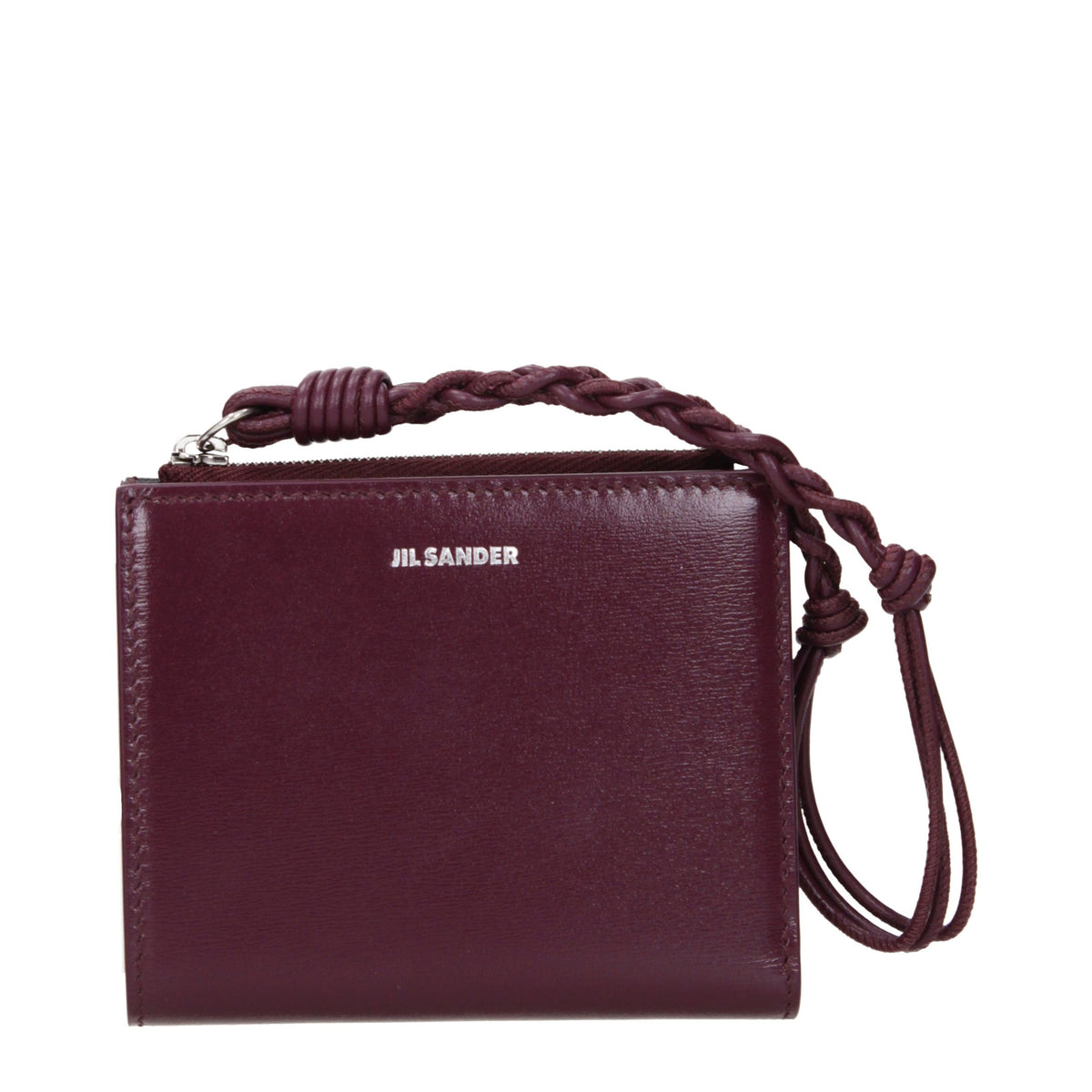 Red leather wallet