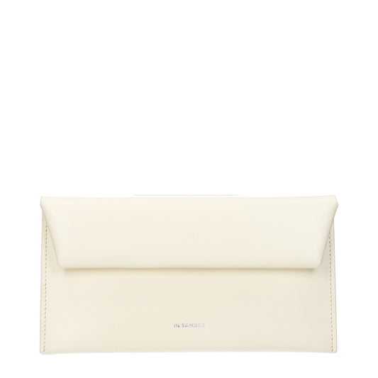 Beige Leder Portemonnaie