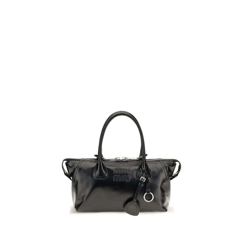 Black calf leather Bos Taurus handbag