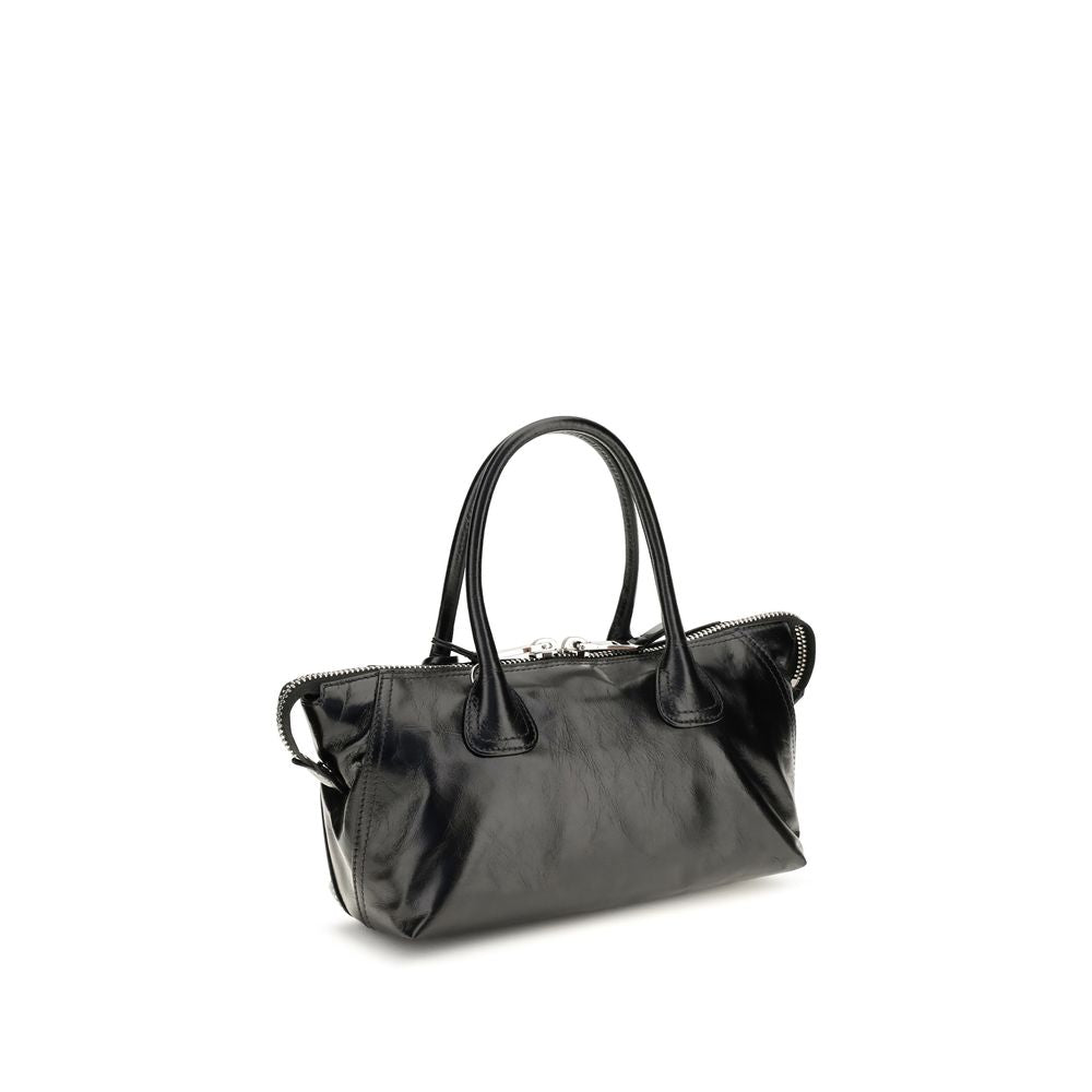 Black calf leather Bos Taurus handbag