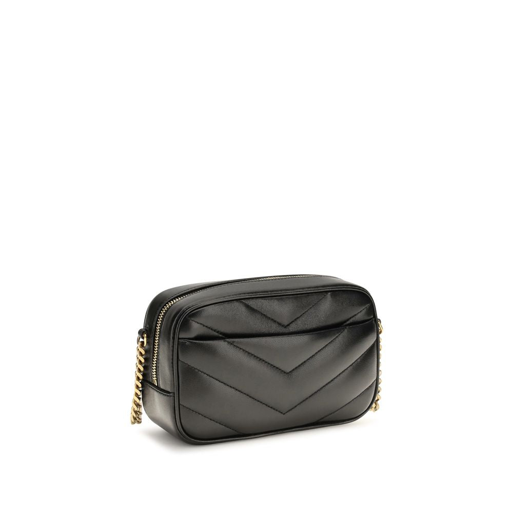 Black Lambskin Shoulder Bag Ovis Aries Aries