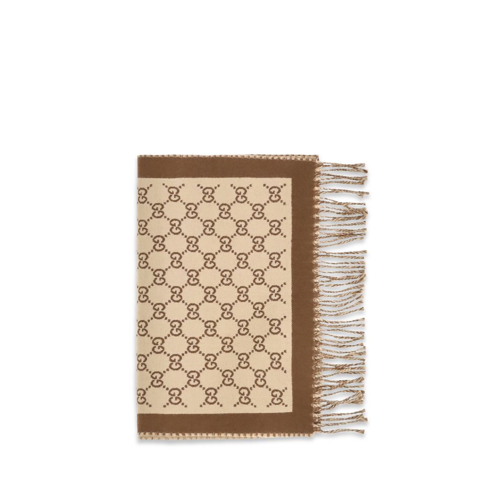 Beige Ovis Aries Wollschal