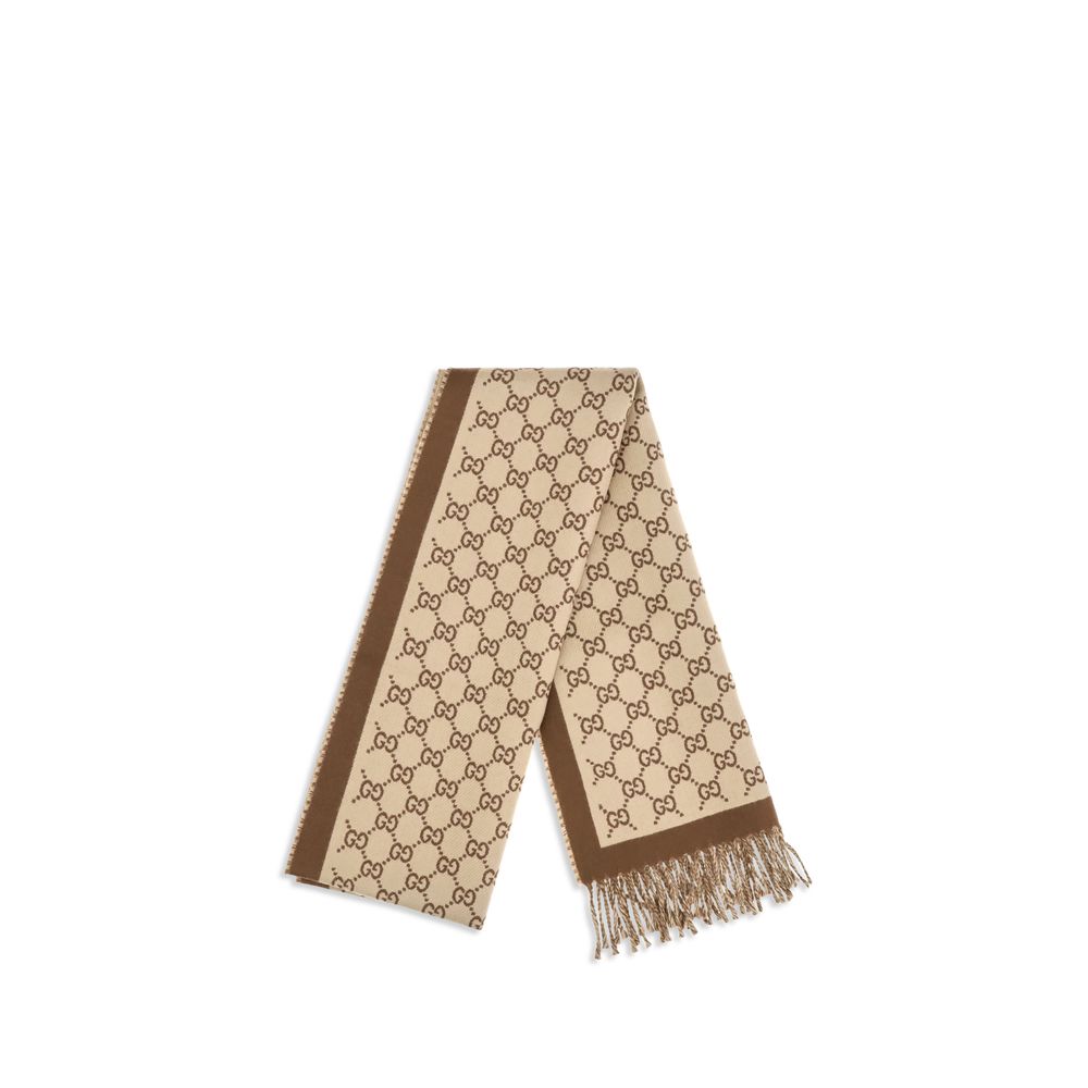 Beige Ovis Aries Wollschal