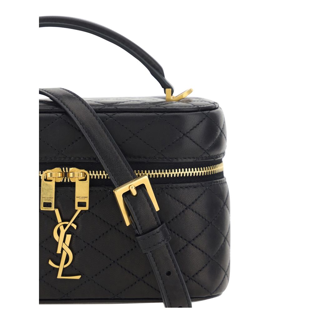 Black Lambskin Shoulder Bag Ovis Aries Aries