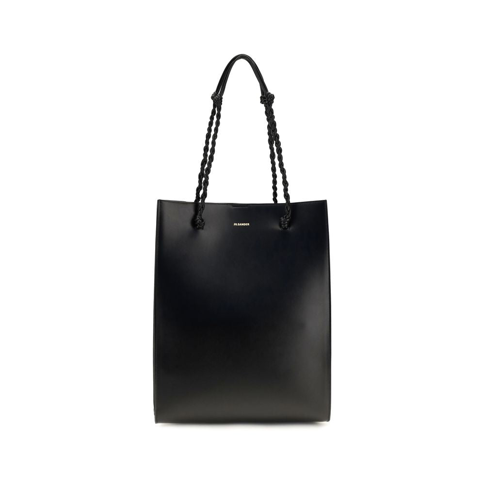 Schwarze Bos Taurus Kalbsleder Schultertasche
