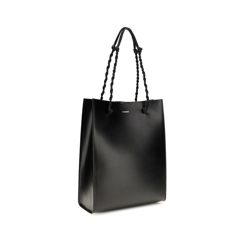 Schwarze Bos Taurus Kalbsleder Schultertasche