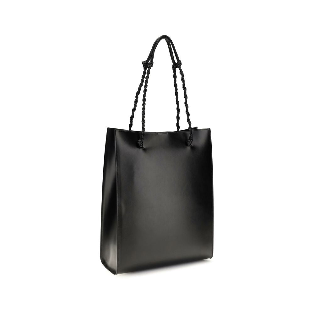 Schwarze Bos Taurus Kalbsleder Schultertasche