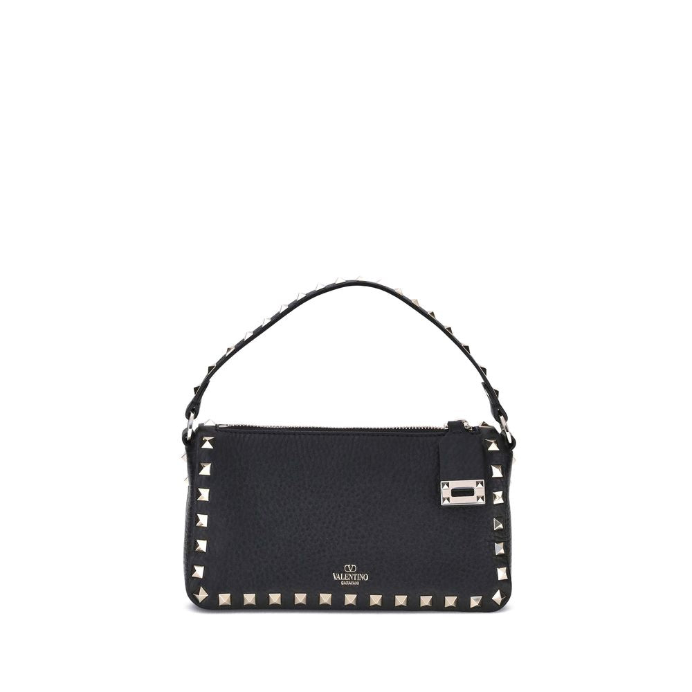 Black Bos Taurus Calf Leather Shoulder Bag