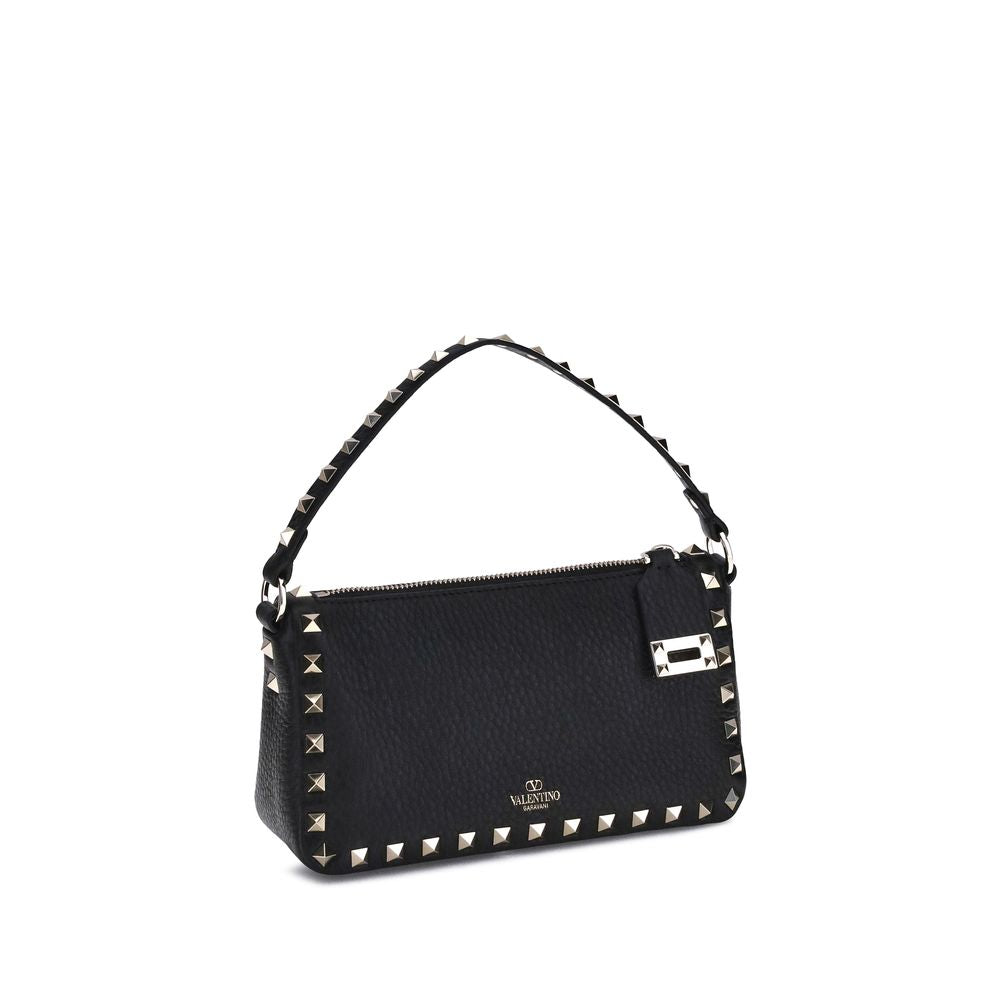 Black Bos Taurus Calf Leather Shoulder Bag