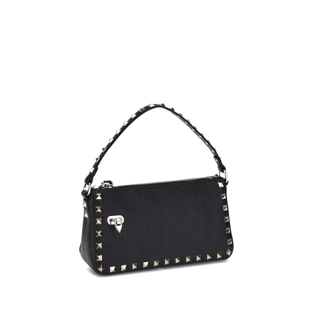 Black Bos Taurus Calf Leather Shoulder Bag