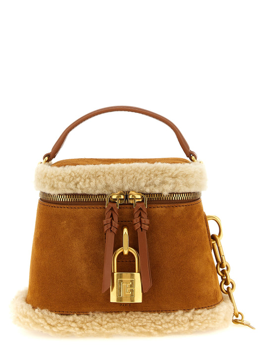 Brown calfskin handbag