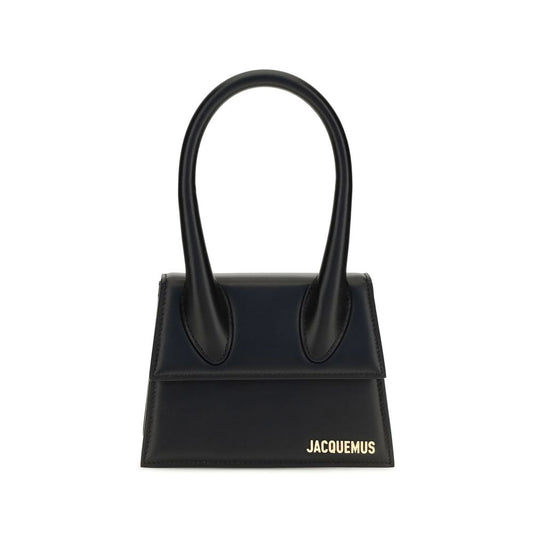 Schwarze Kalbsleder Bos Taurus Handtasche