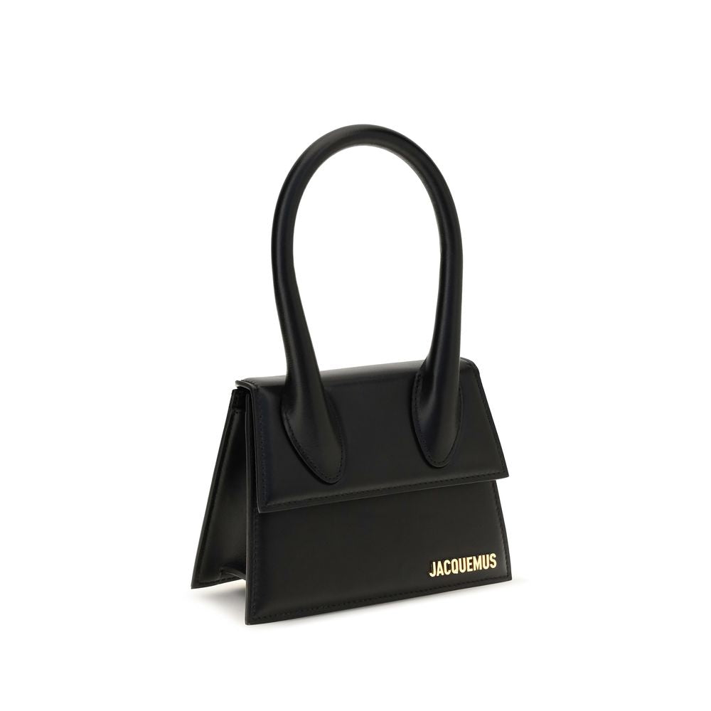 Schwarze Kalbsleder Bos Taurus Handtasche
