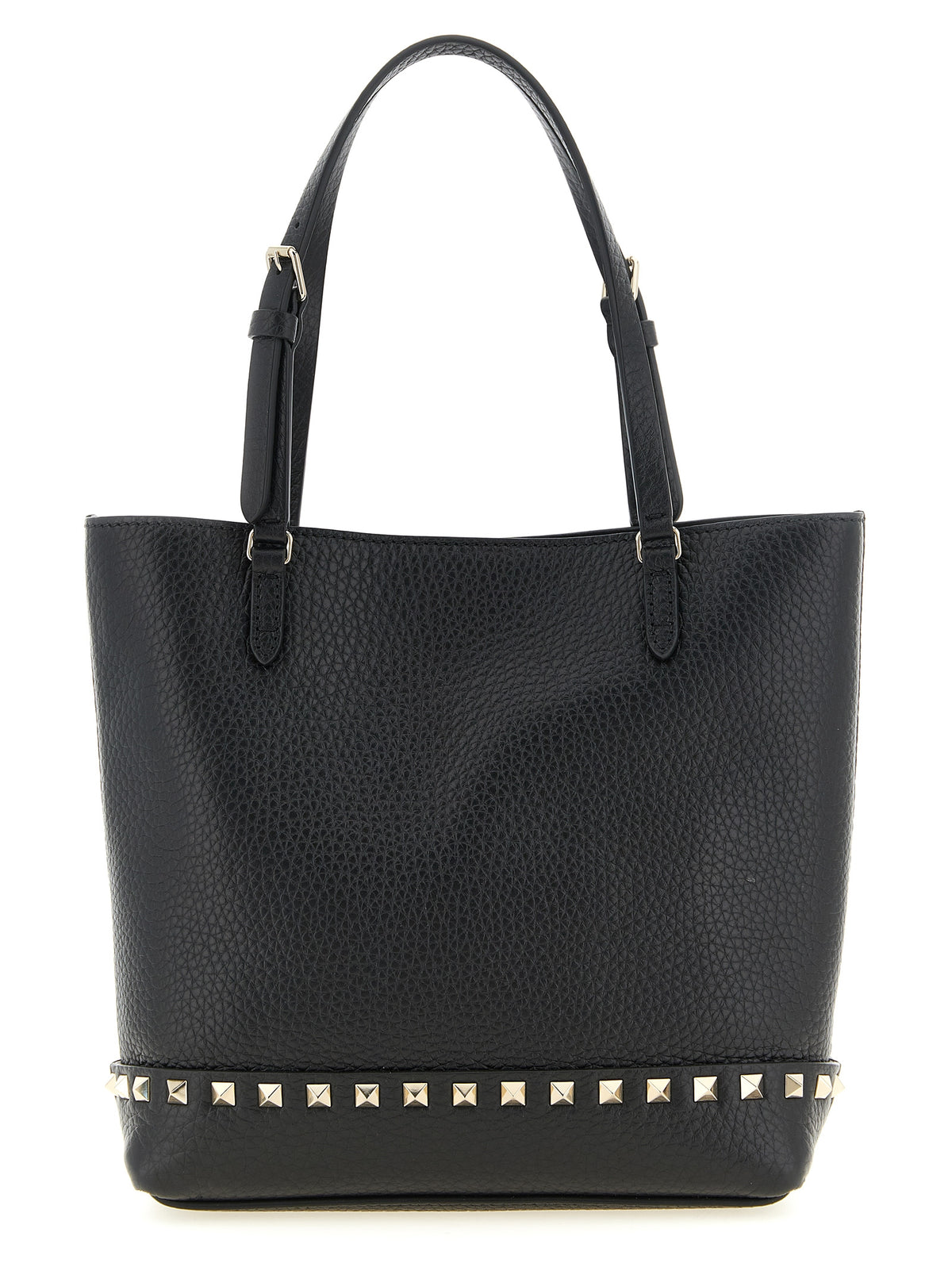 Schwarze Kalbsleder-Schultertasche