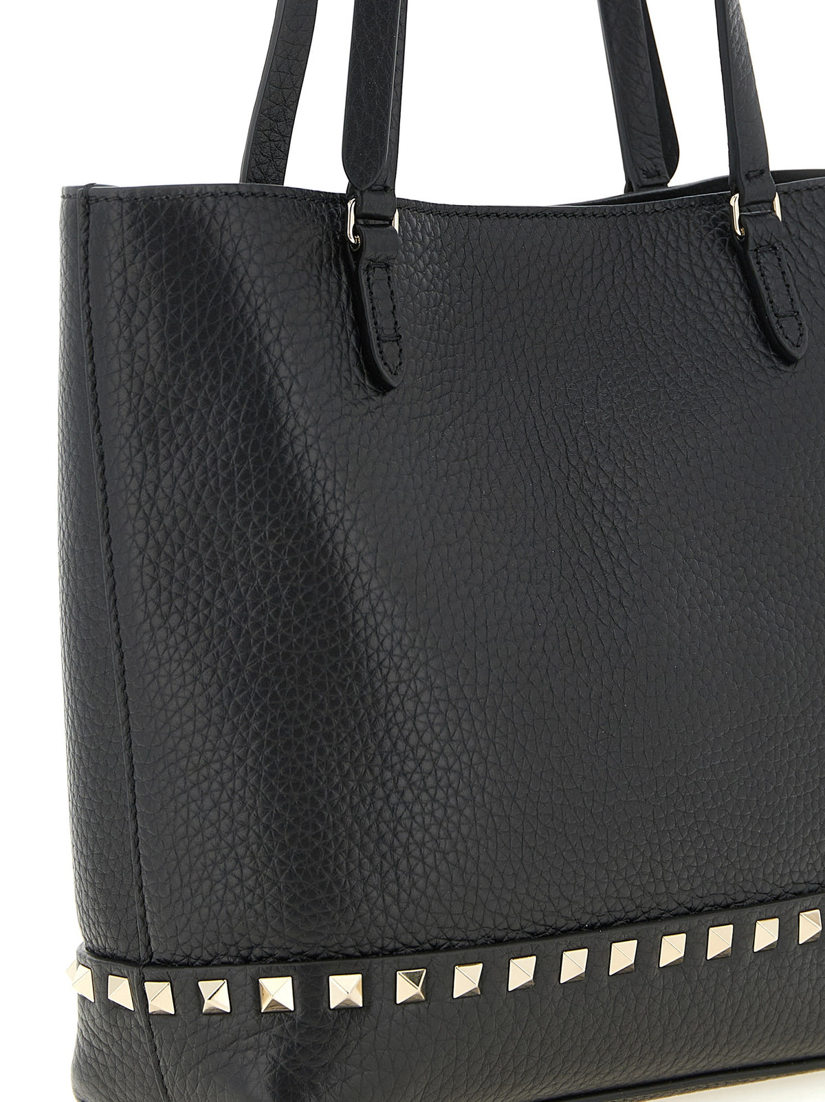 Schwarze Kalbsleder-Schultertasche