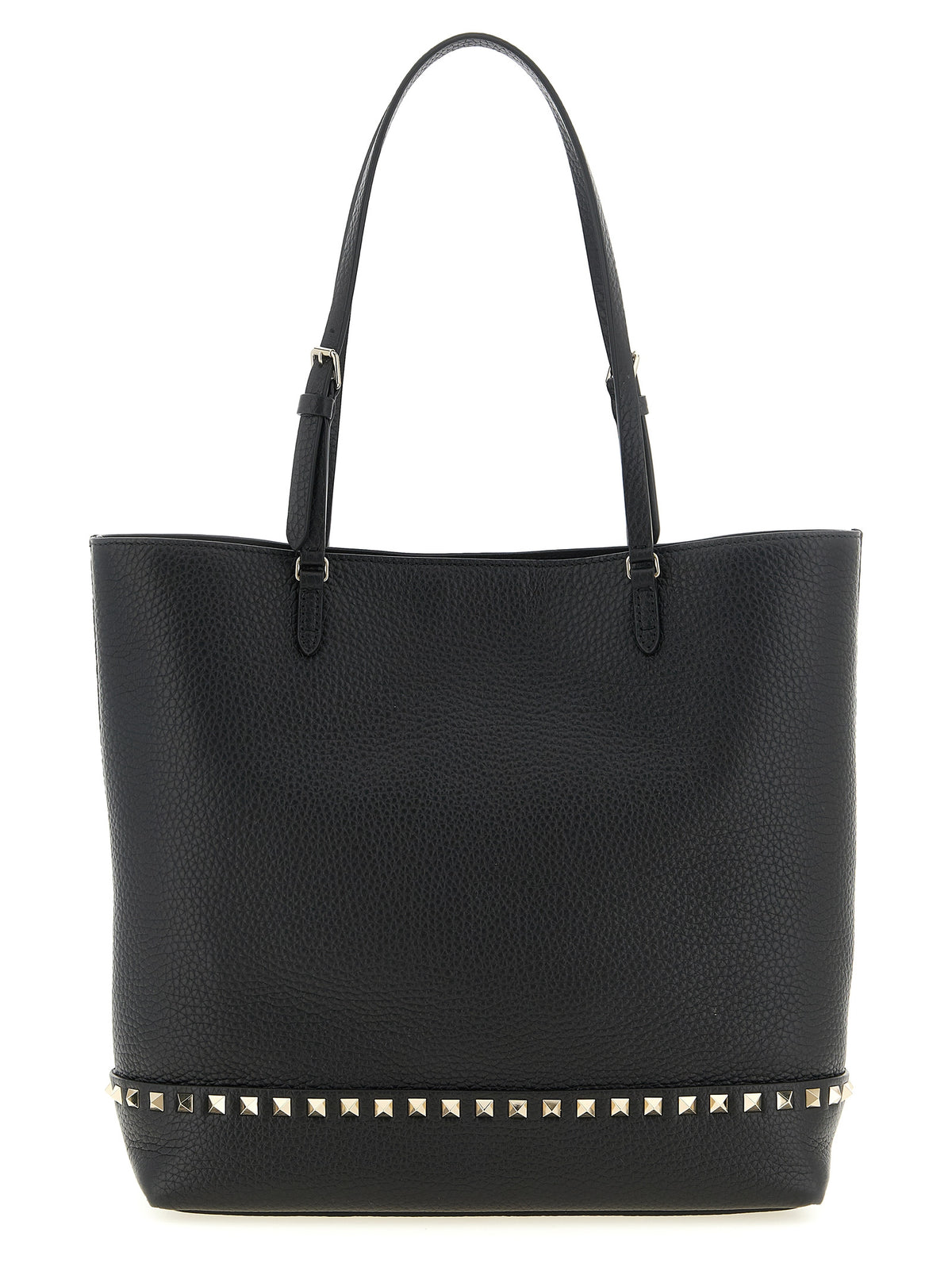 Schwarze Kalbsleder-Schultertasche