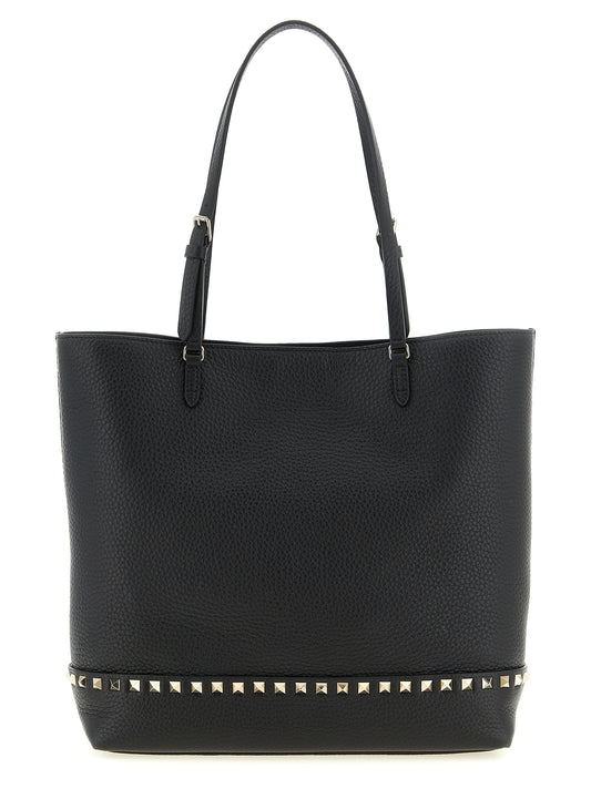 Schwarze Kalbsleder-Schultertasche