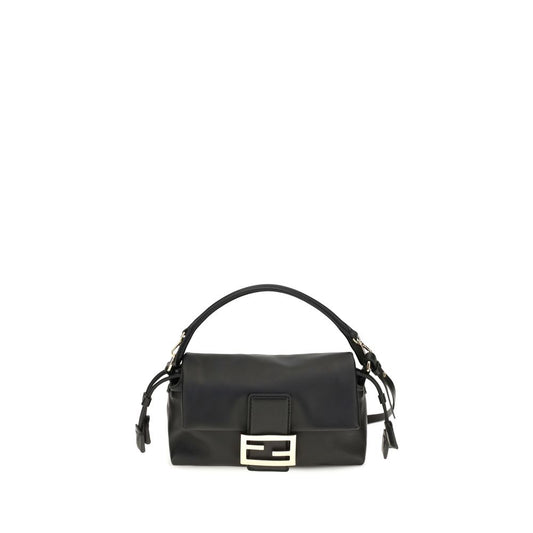 Schwarze Lammleder Schultertasche Ovis Aries Aries