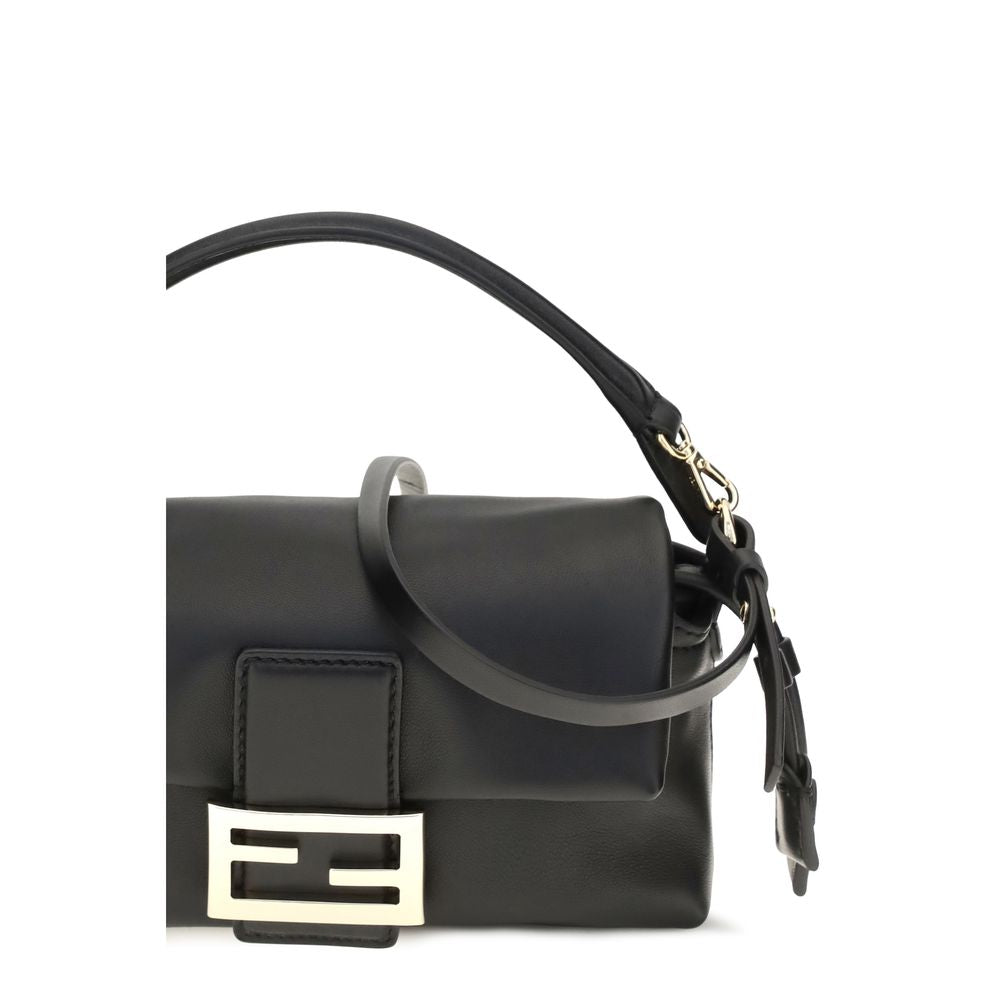 Black Lambskin Shoulder Bag Ovis Aries Aries