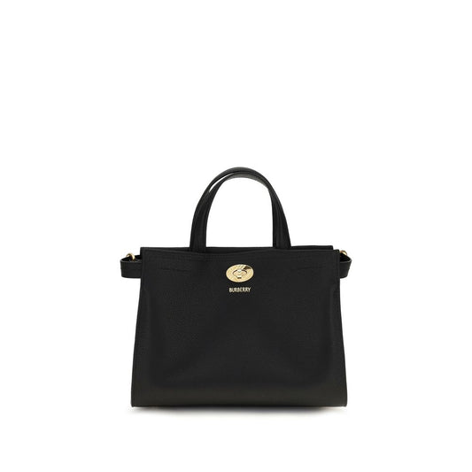 Black cotton handbag