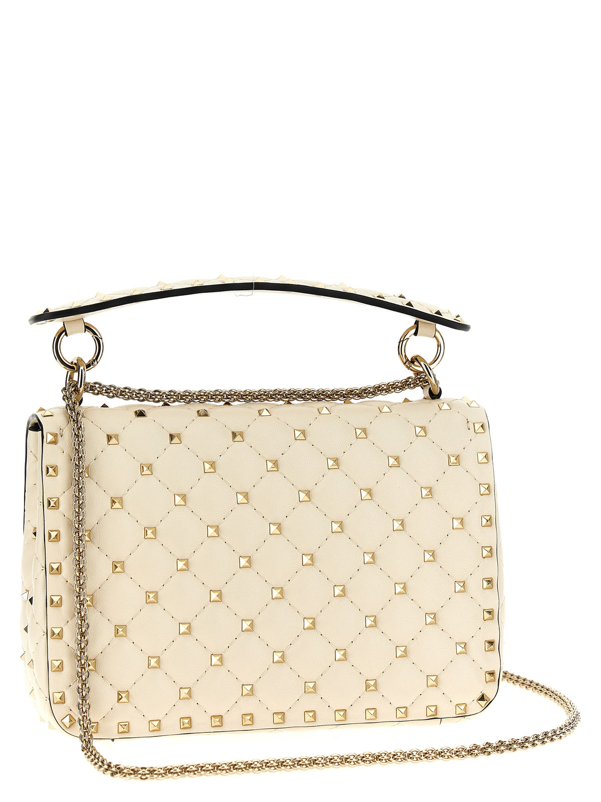 White Lambskin Shoulder Bag