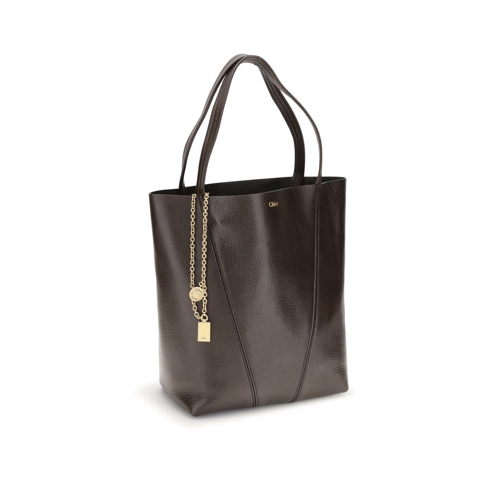 Braune Kalbsleder Bos Taurus Schultertasche
