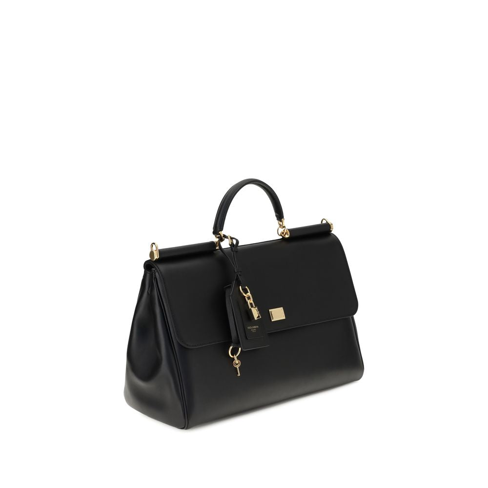 Schwarze Bos Taurus Kalbsleder Schultertasche