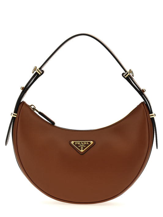 Brown Calfskin Leather Women's Crossbody Bag