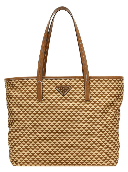 Multicoloured polyamide shoppers