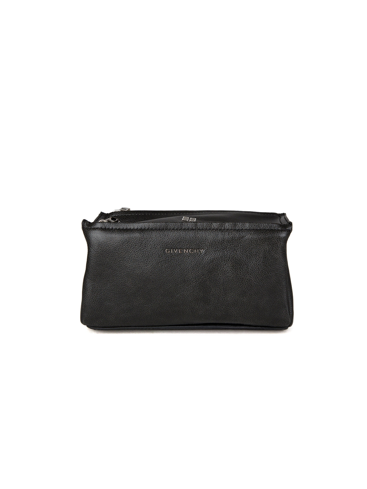 Graue Kalbsleder-Handtasche