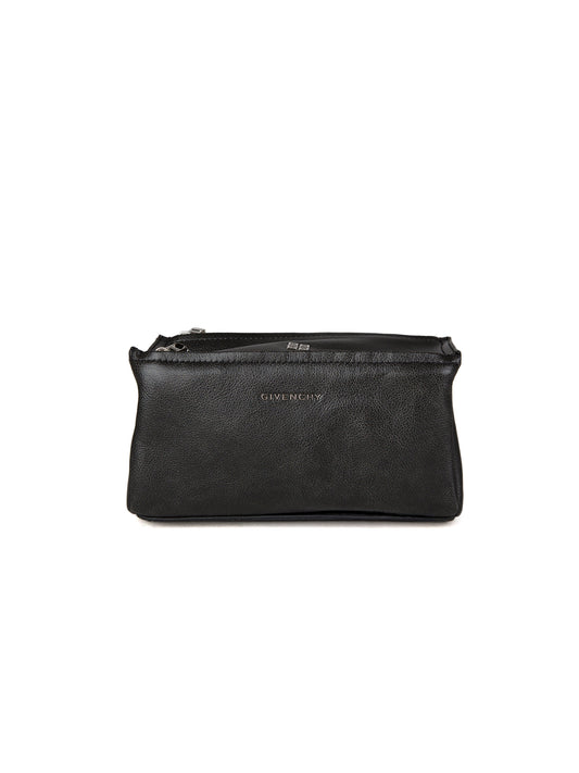 Graue Kalbsleder-Handtasche