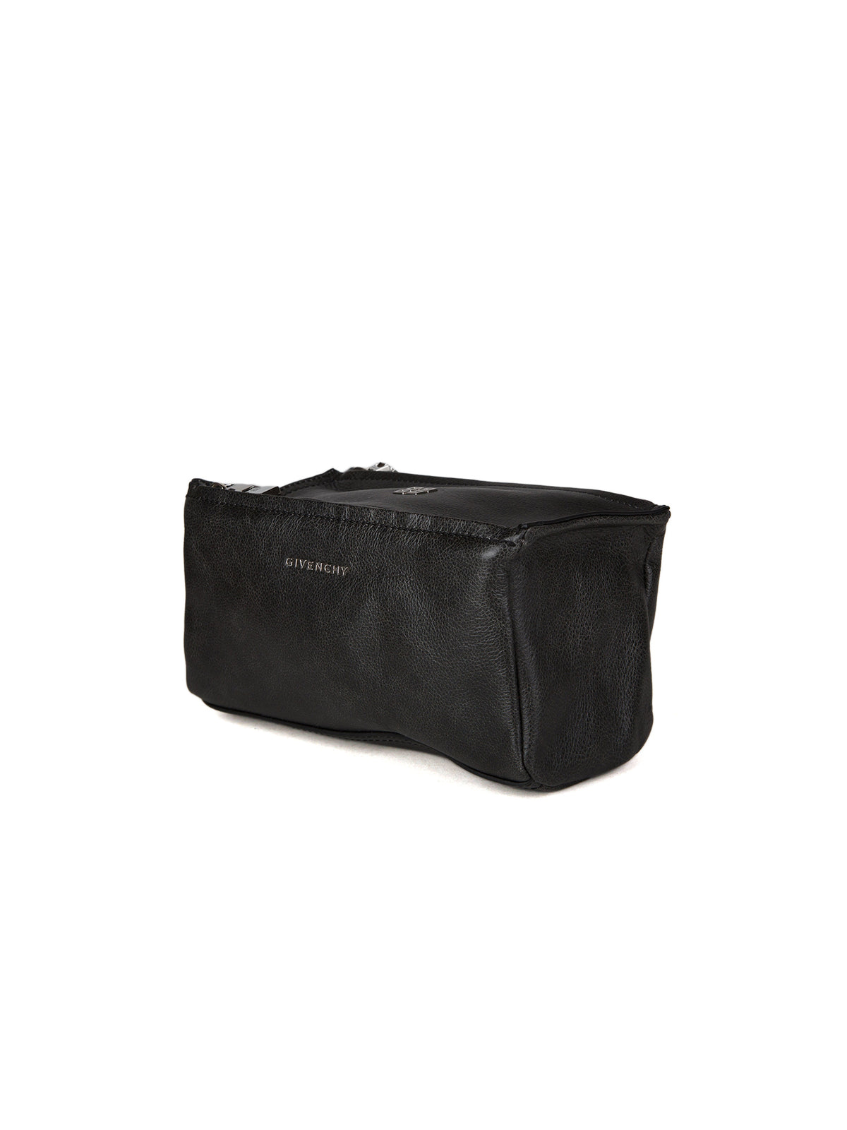 Graue Kalbsleder-Handtasche
