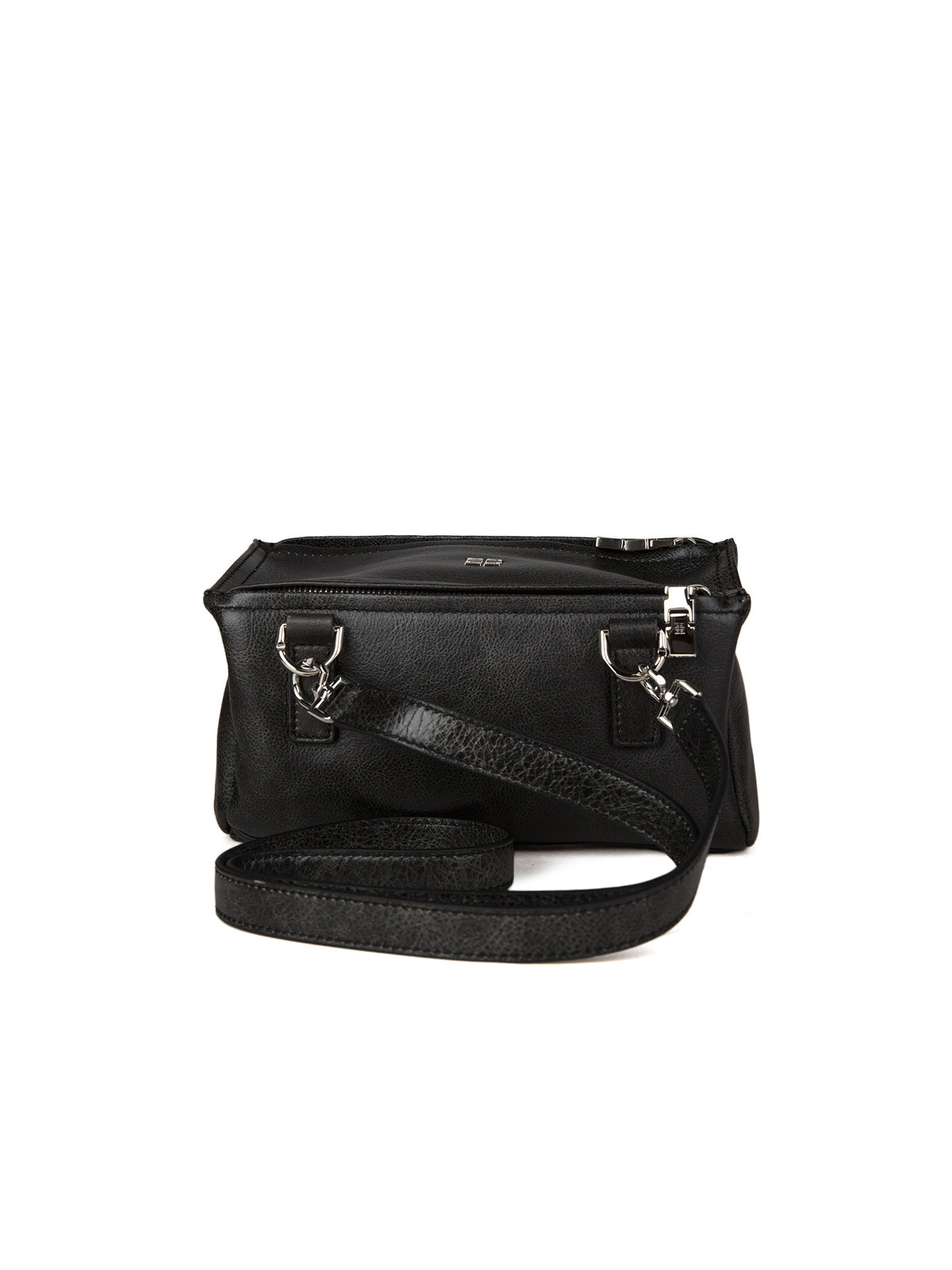 Graue Kalbsleder-Handtasche