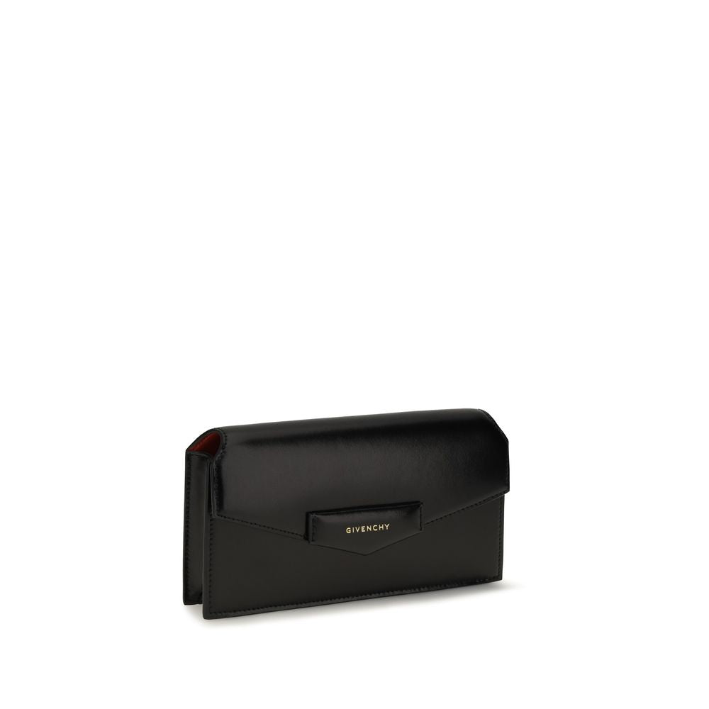 Black calf leather Bos Taurus wallet