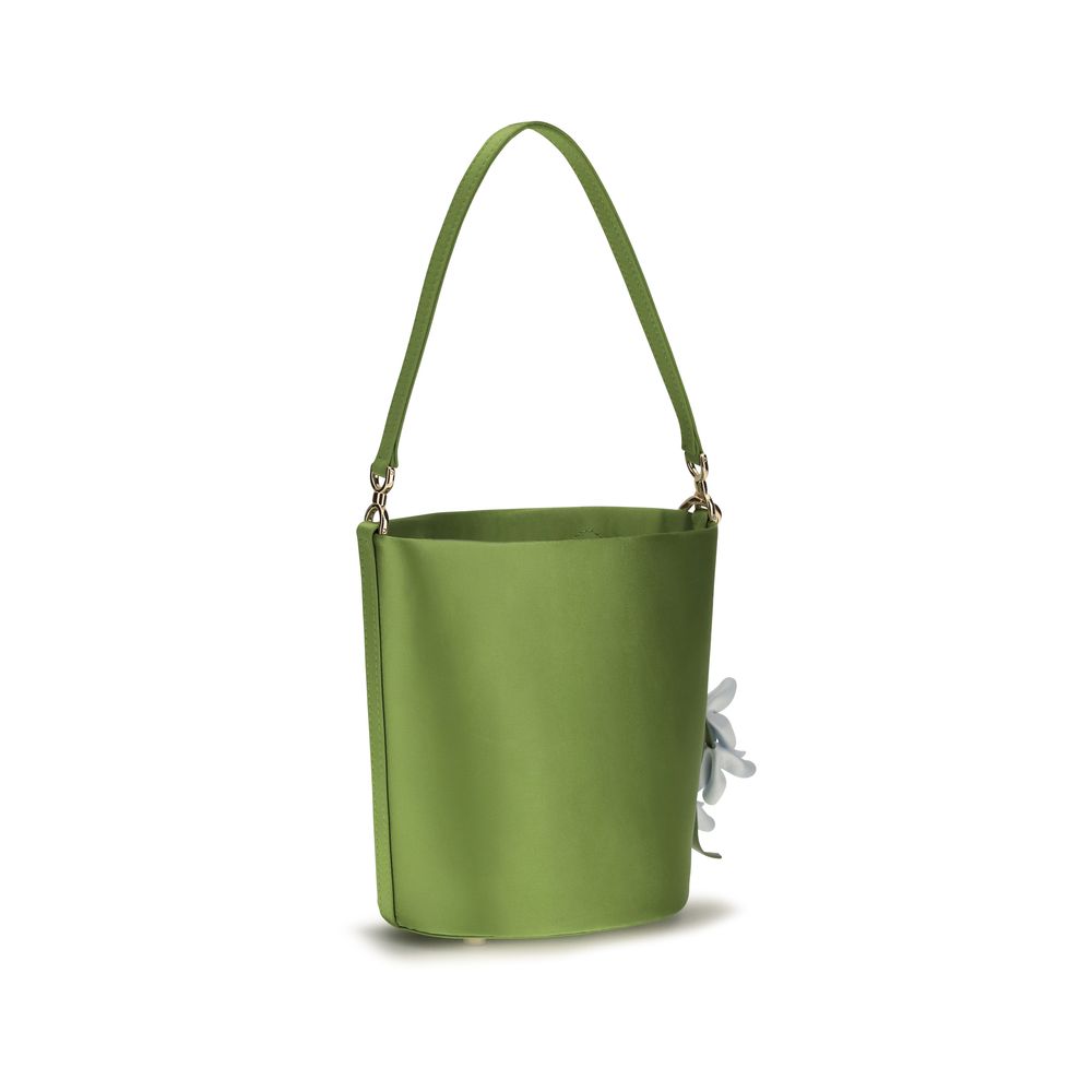 Zweifarbige Polyester-Bucket Bag