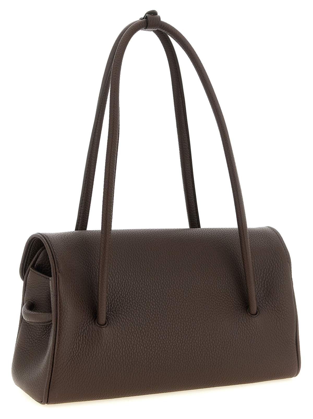 Braunes Kalbsleder Damen Crossbody Tasche