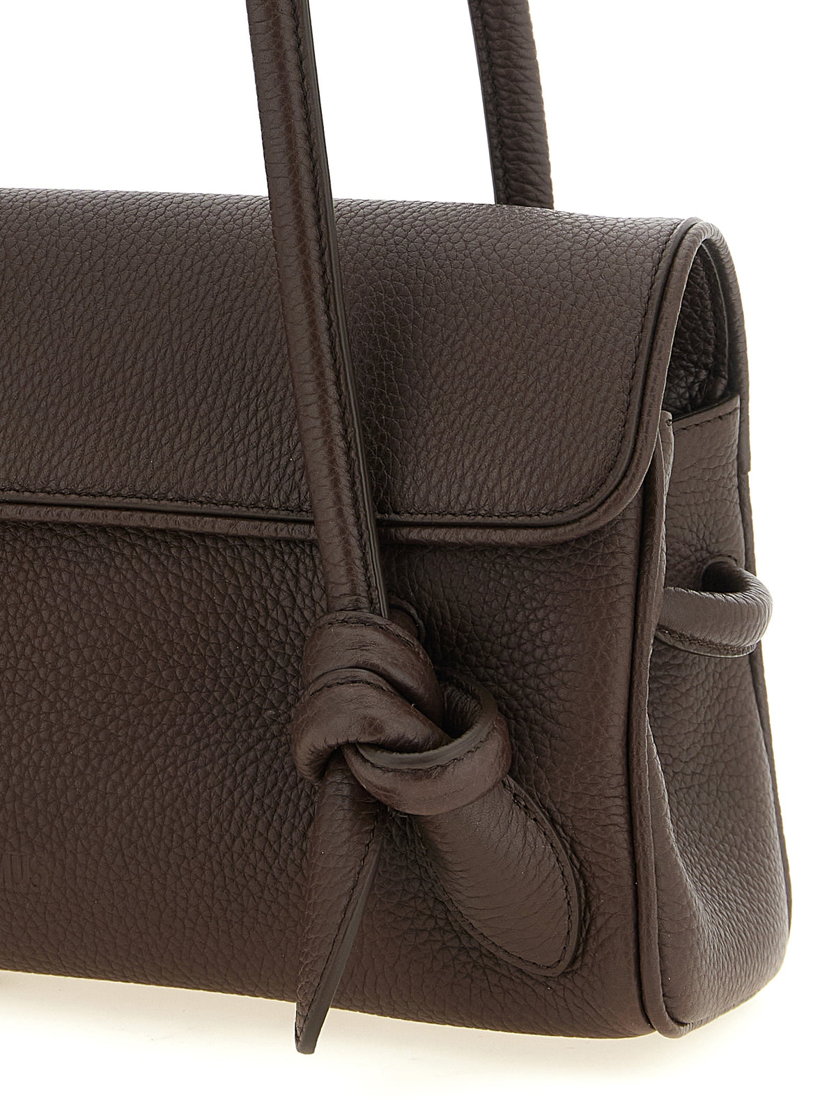 Braunes Kalbsleder Damen Crossbody Tasche