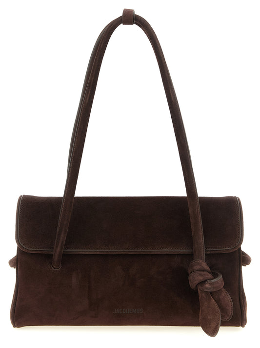 Braunes Kalbsleder Damen Crossbody Tasche