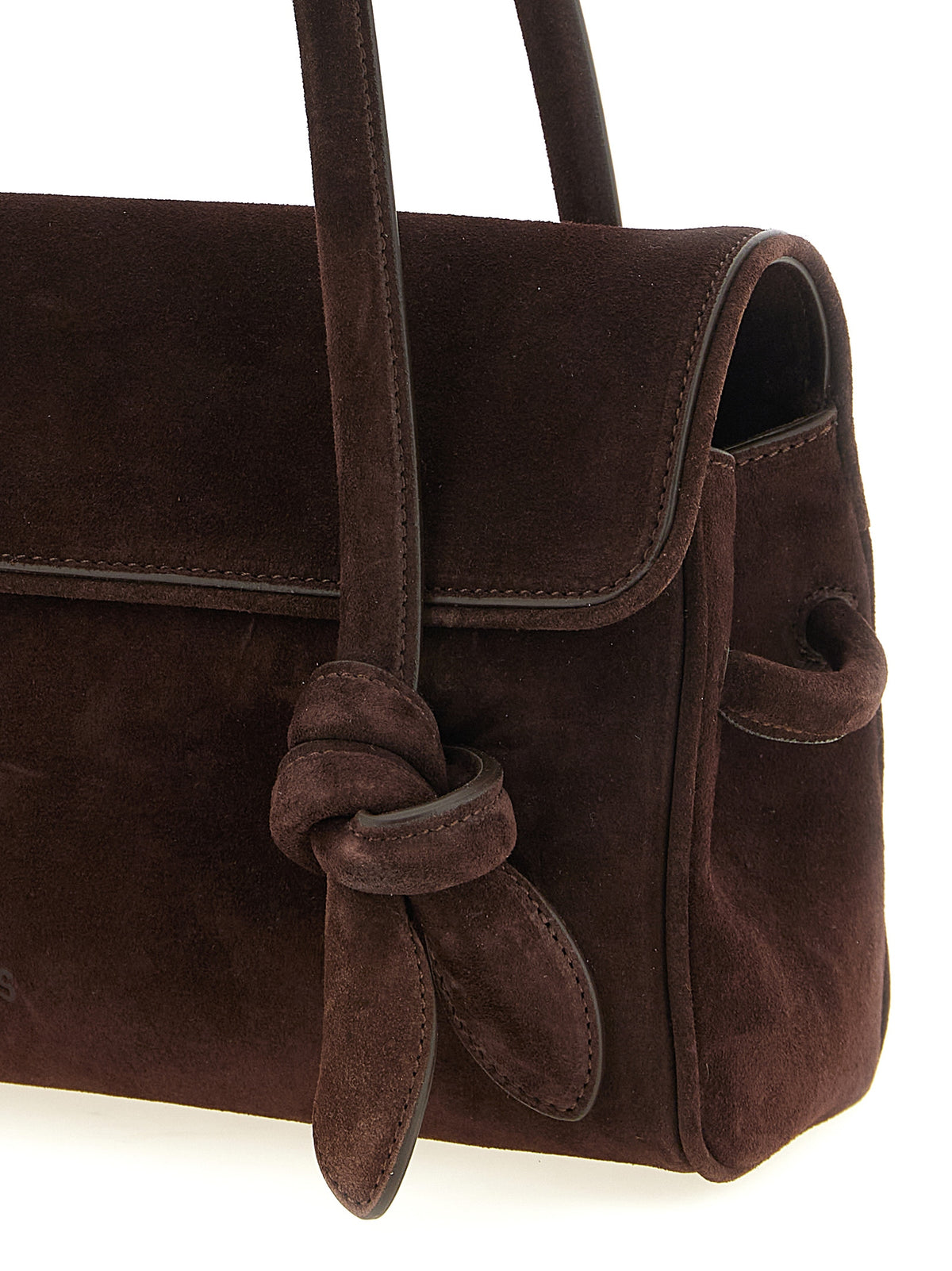 Braunes Kalbsleder Damen Crossbody Tasche