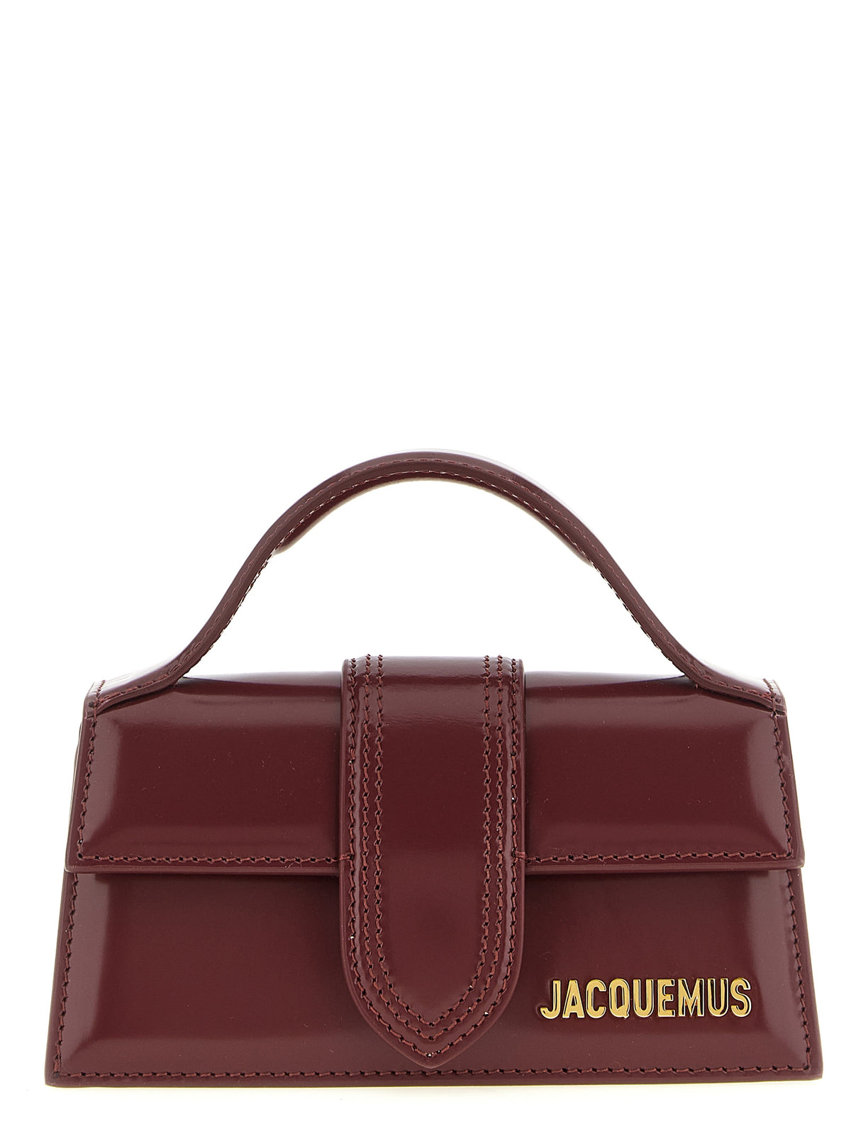 Bordeaux calfskin handbag