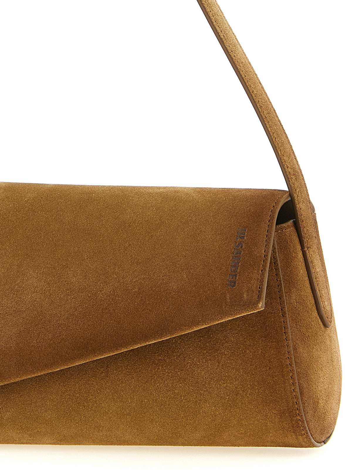Braunes Kalbsleder Damen Crossbody Tasche