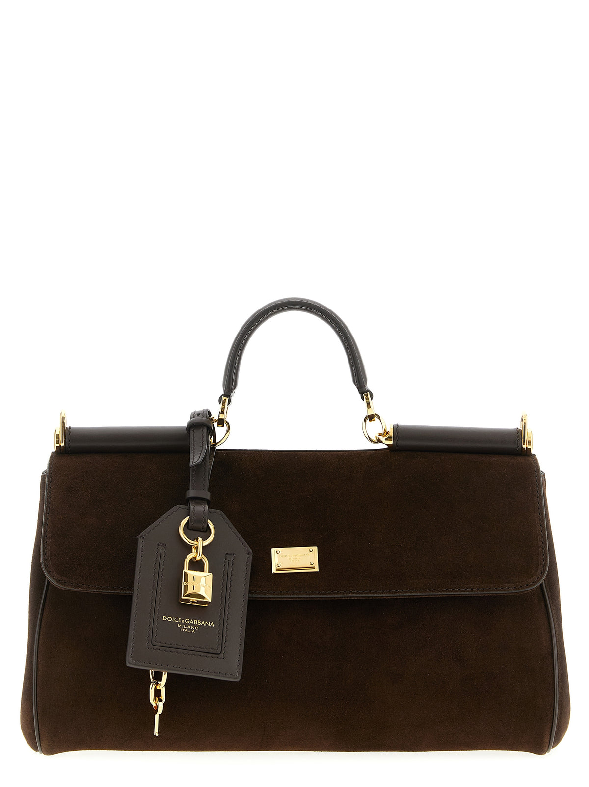 Braune Kalbsleder-Handtasche