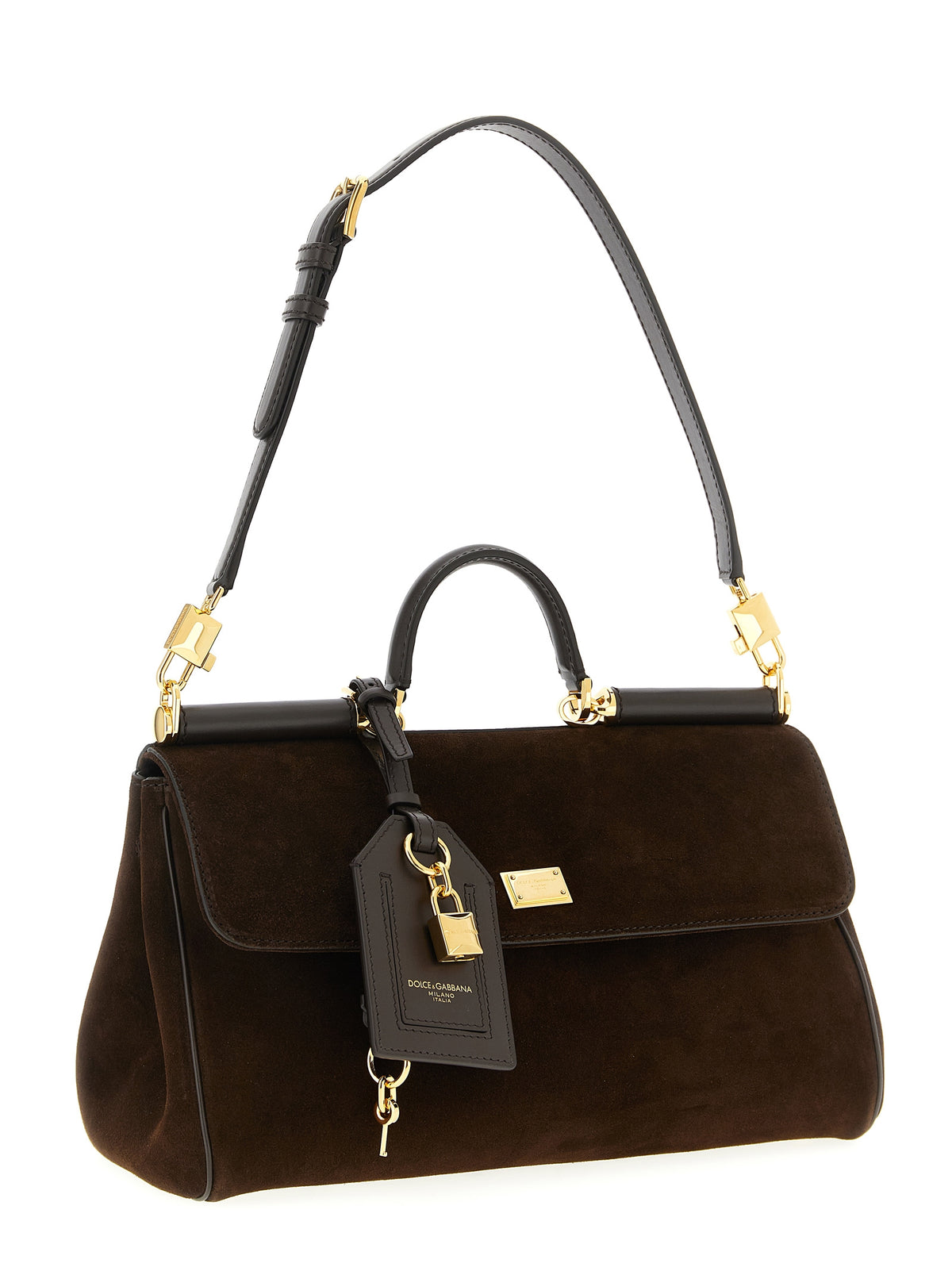 Braune Kalbsleder-Handtasche